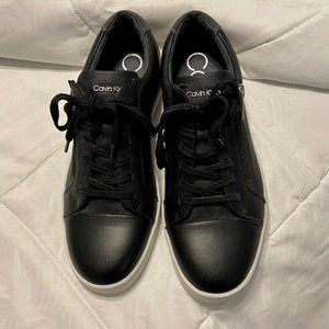 Calvin Klein Men's black dress sneakers